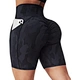 black camo biker shorts